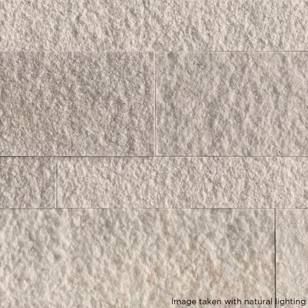 12-Sheets Beige 24 In. X 6 In. Peel, Stick Self-Adhesive Decorative 3D Stone Til