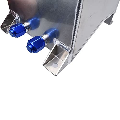 2.5 Gallon 9.5L Fuel Cell Tank Aluminum Polished Racing Street Drift Strip 1
