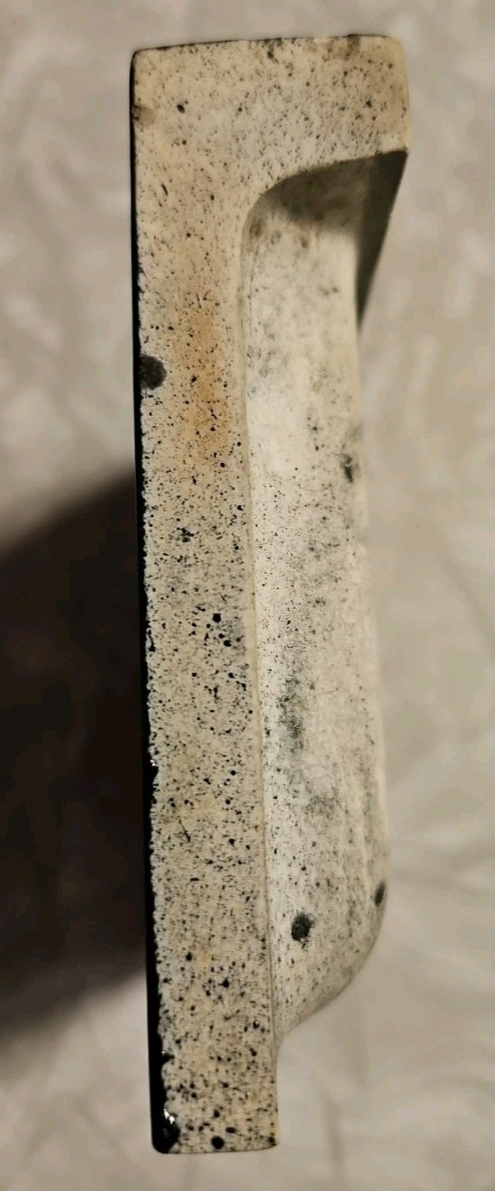 Vintage New Old Stock Gloss Black Radius Inside Corner Right Curve Cove Base