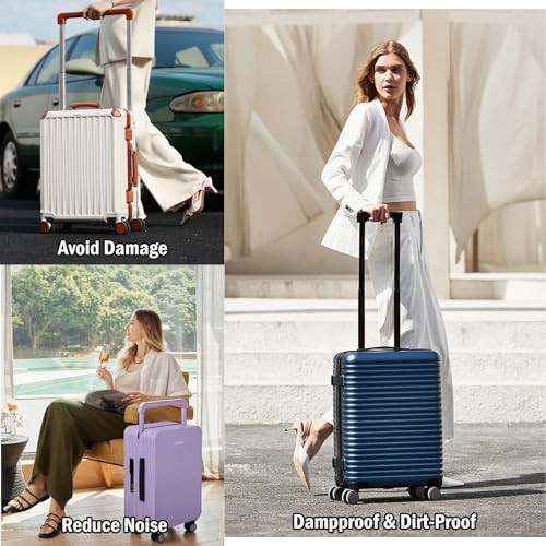 8Pcs Silicone Luggage Cover Protector Strips – Silicone Self-Adhesive Medium
