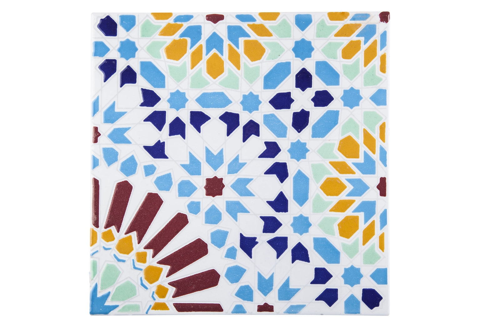 Moroccan Mosaic Tiles 8×8 inch Wall Ceramic Tile for kitchen backsplash – Baha