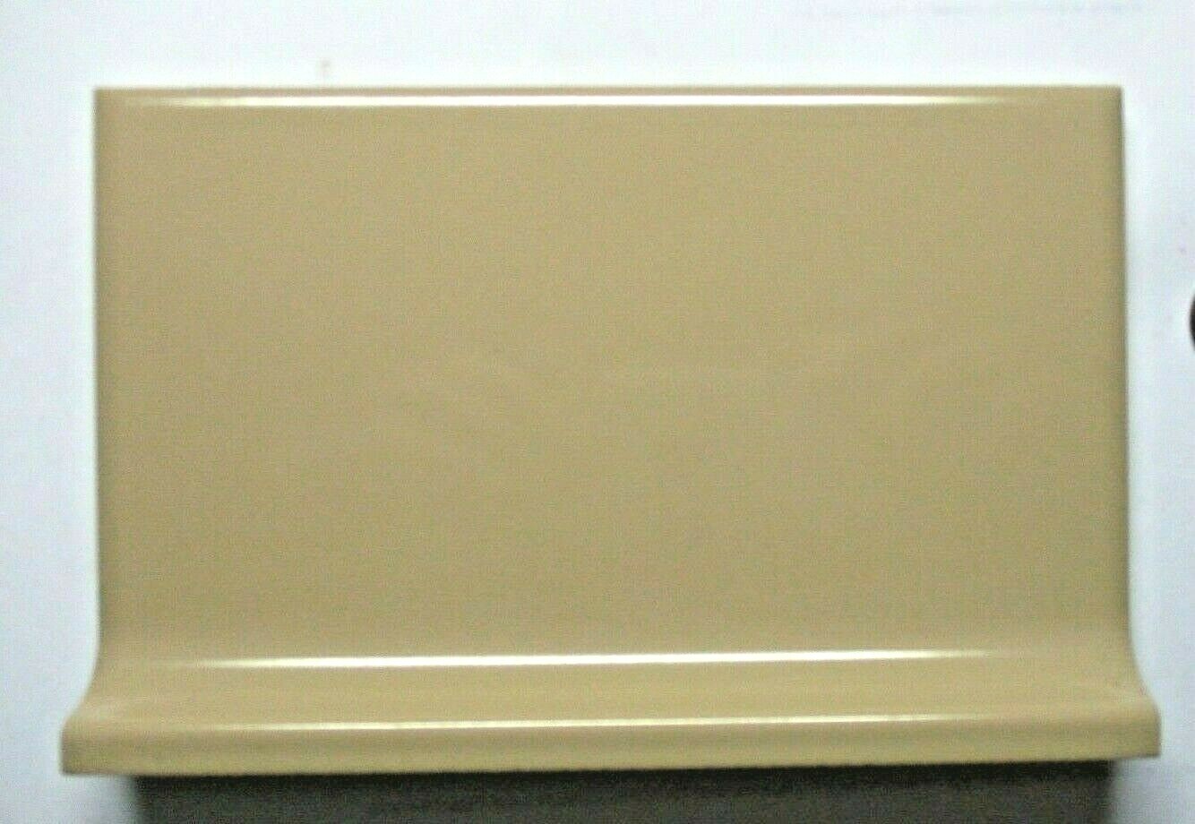 1 Cove Base Wall Tile Mannington USA 6″ Gloss Mexican Sand SA-141 Ceramic Vtg