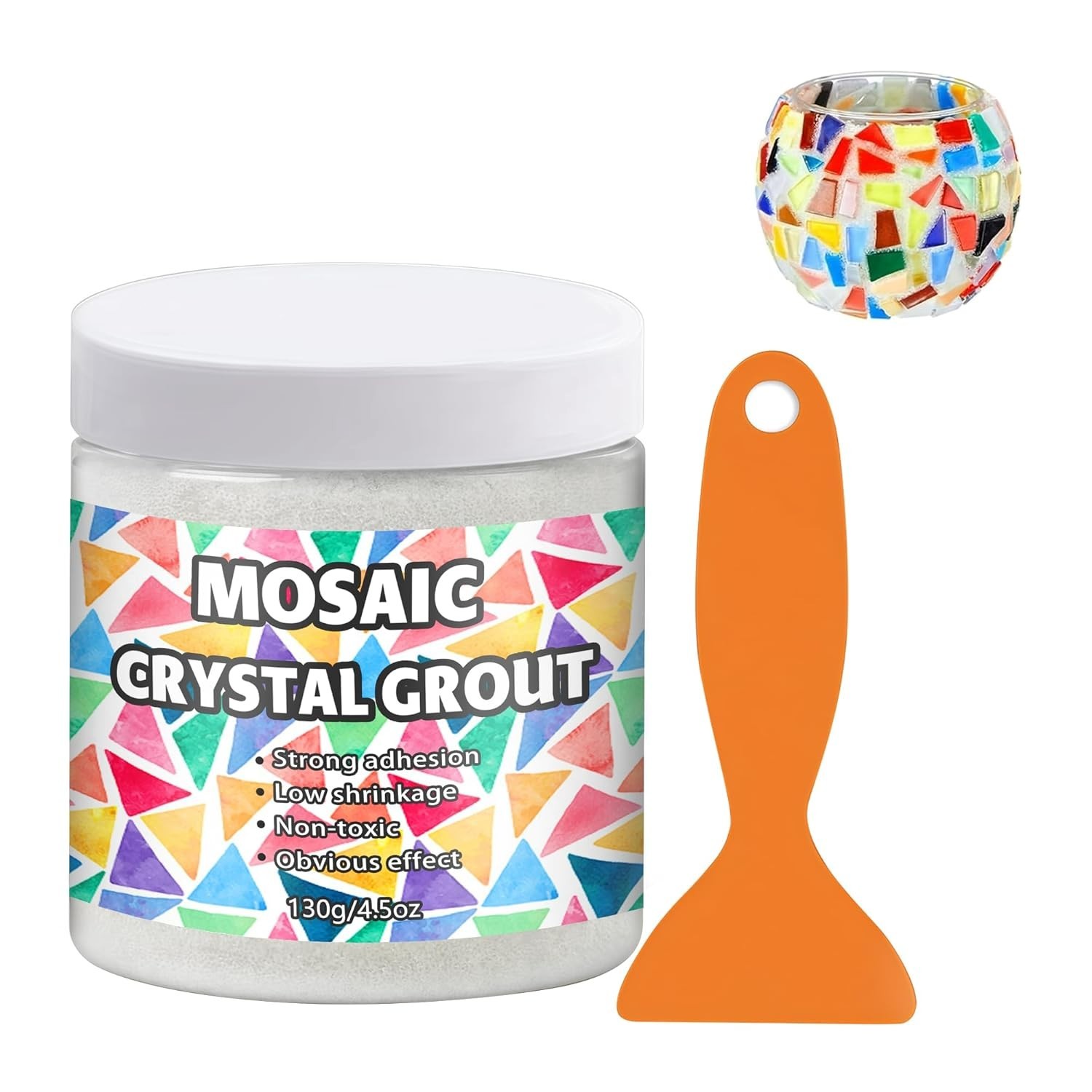 Crystal Grout for Mosaics Water Resistant DIY Craft Tile Accessories