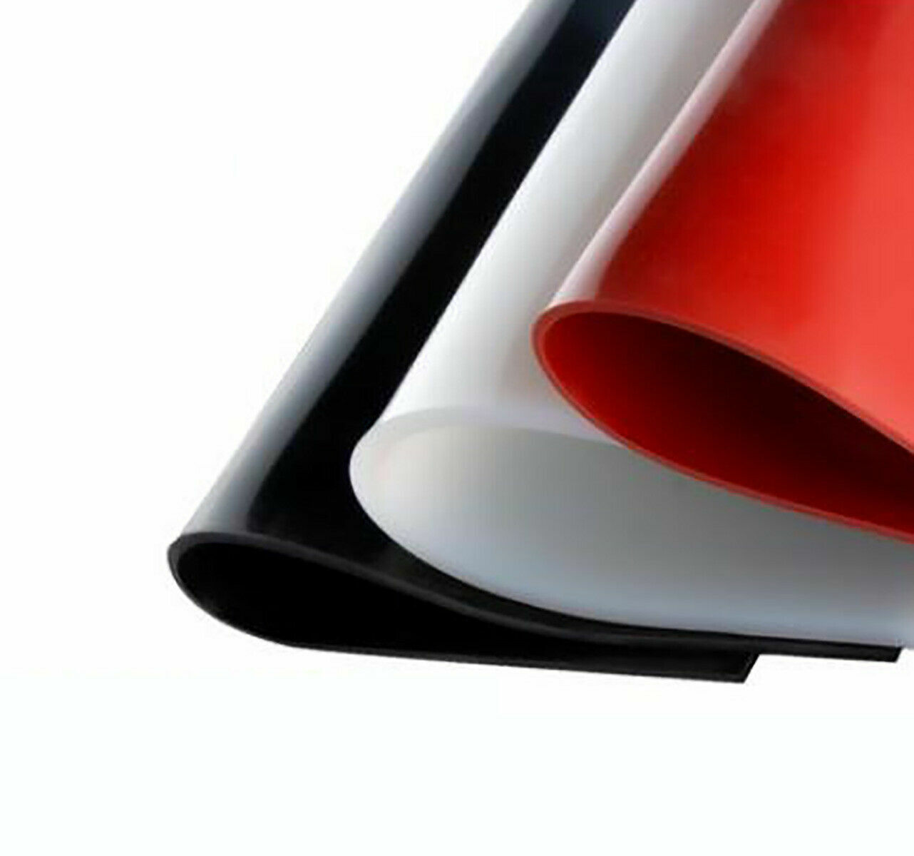 500mm x 500 mm Silicone Rubber Sheet Seal Pad 0.1mm-3mm High Temp Resistance