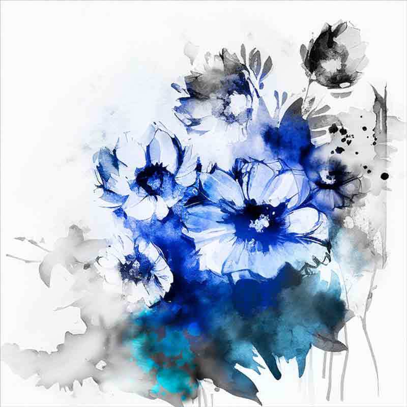 Floral Accent & Decor Tile Andrea Haase Flower Art OB-HAA1764AT