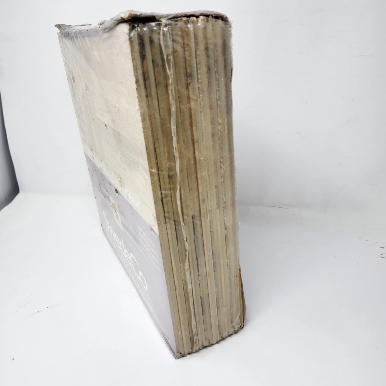 Vintage Beech Parquet Hardwood Tile Flooring (10 Tiles/Package) Swedeco Natural
