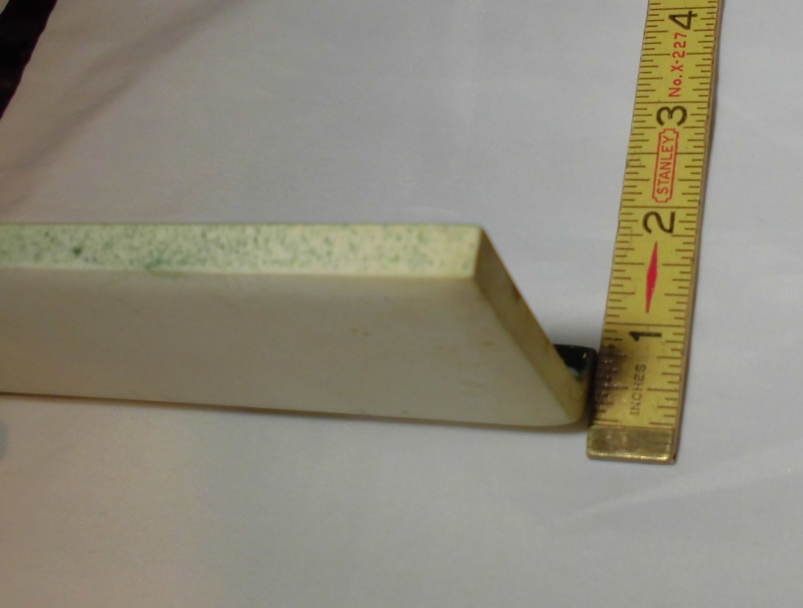 1 pc. *Forest Green* 3″ X 6″ stack-on base/cove Ceramic Tile by Robertson Co.