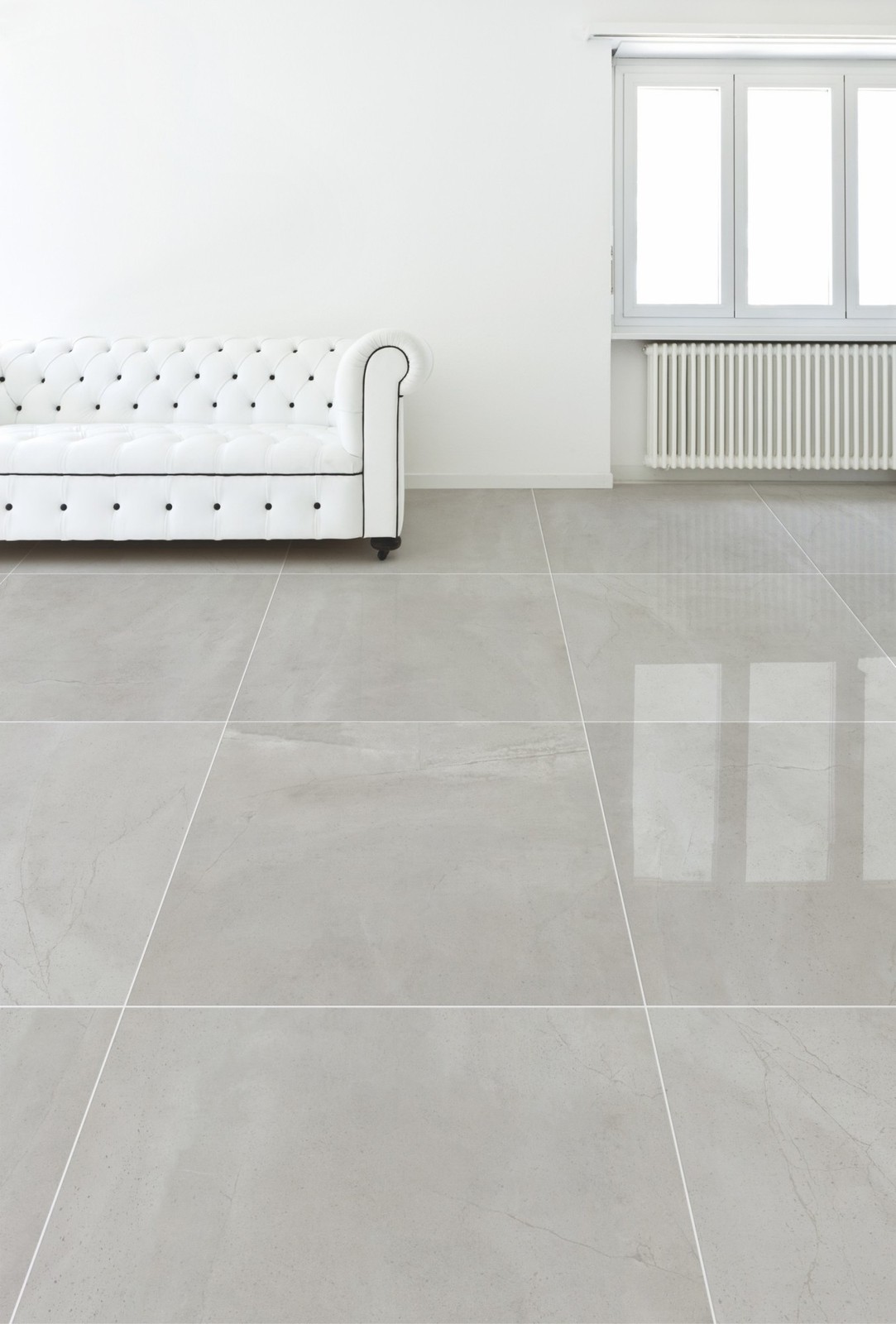 Emser Tile F14QUES0324SBM Quest – 2-7/8″ x 23-1/2″ Bullnose Floor – Silver