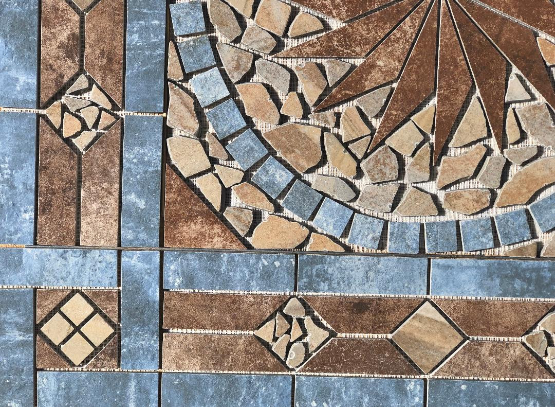 36″ x 36″ Tile Medallion – Happy Floors French Quarter tile series