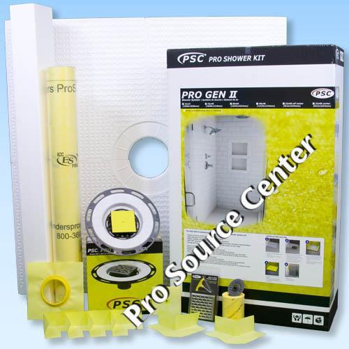 PSC Gen II Waterproofing Shower kit 48″ x 48″ Similar to Kerdi