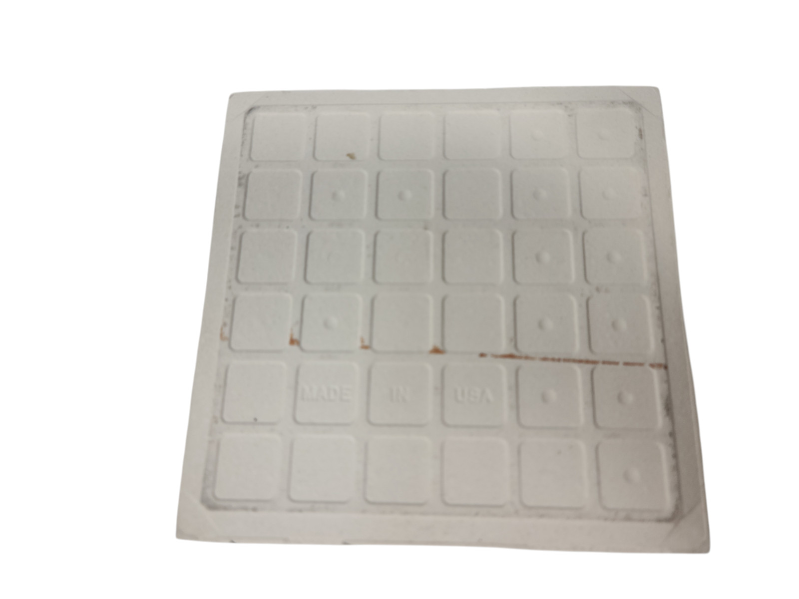 Snow White Ceramic Florida Tile 4 3/8 in FT Rippled Subway Square Potters Touch
