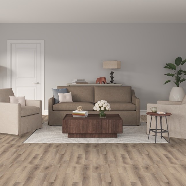 SMARTCORE Hanover Hickory Waterproof Vinyl Plank Flooring 5″ x 48″ 18.35 sq ft