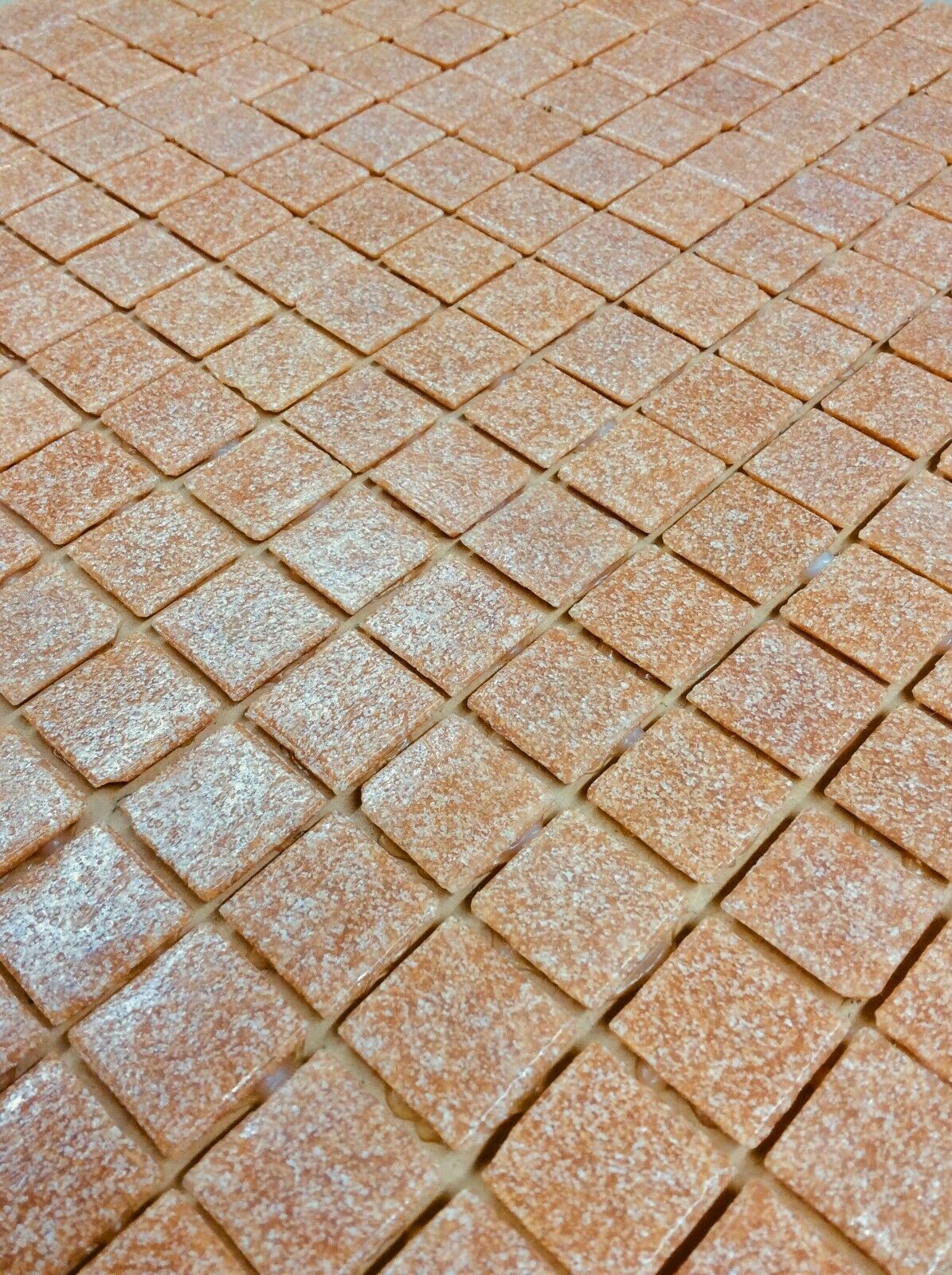 Glass Tile Vitreous Mosaics Honey 12 3/4″ x 12 3/4″