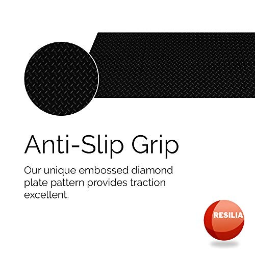 Heavy Duty Garage Floor Runner & Protector Mat – Slip Resistant Diamond Plate