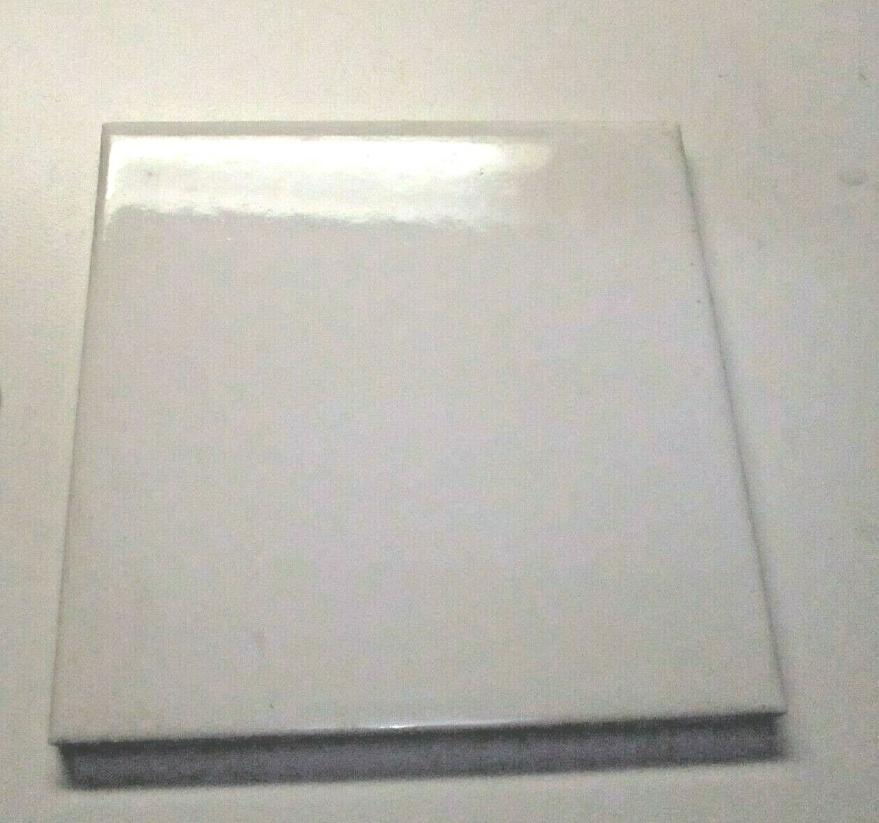 1 Wall Tile US Ceramic USA 724764 066002 Gloss 4-1/4″ Square Snow White Vintage
