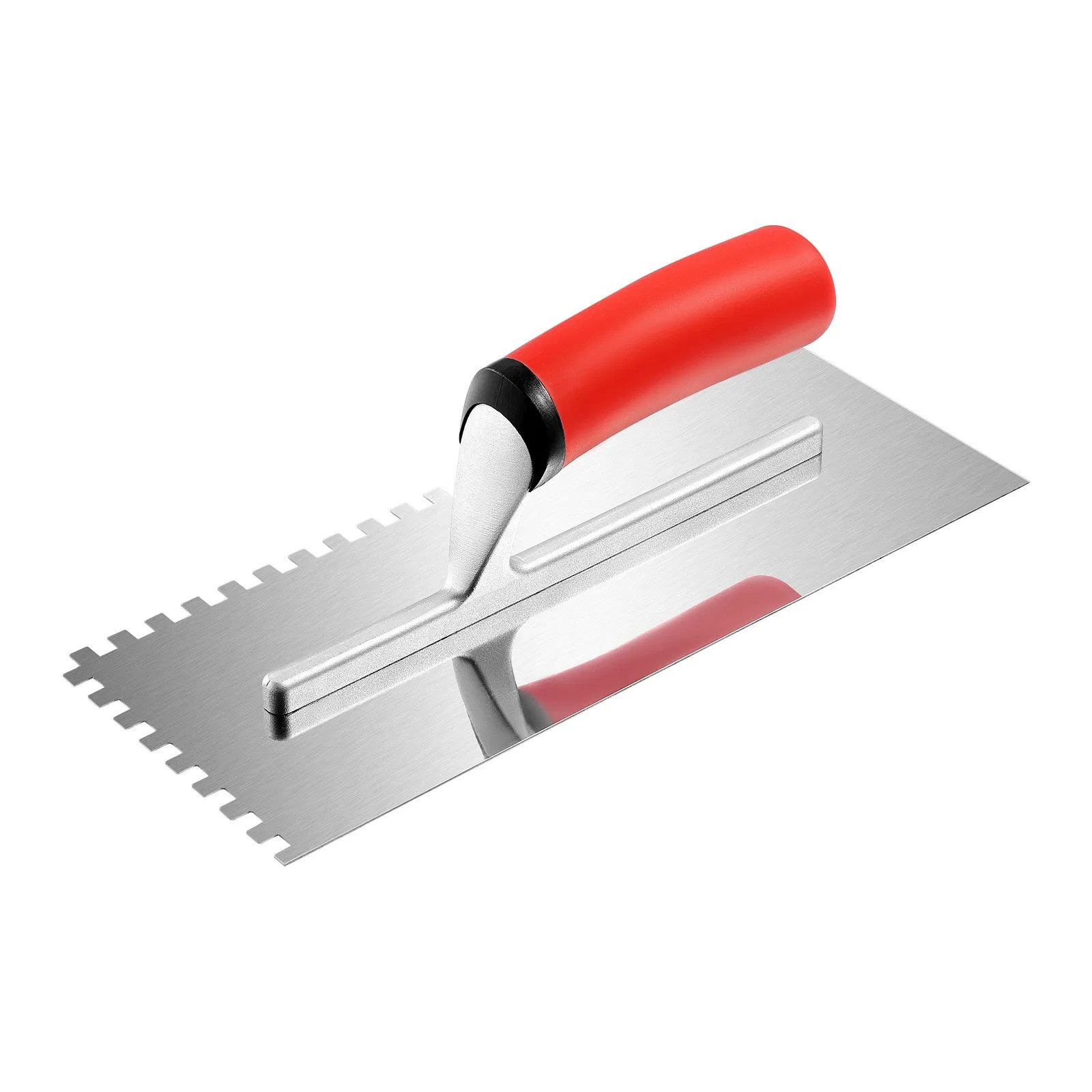 Tile Tools, Stainless Steel Squared Notch Tile and Flooring Trowel, 10.9 x 4.4 i