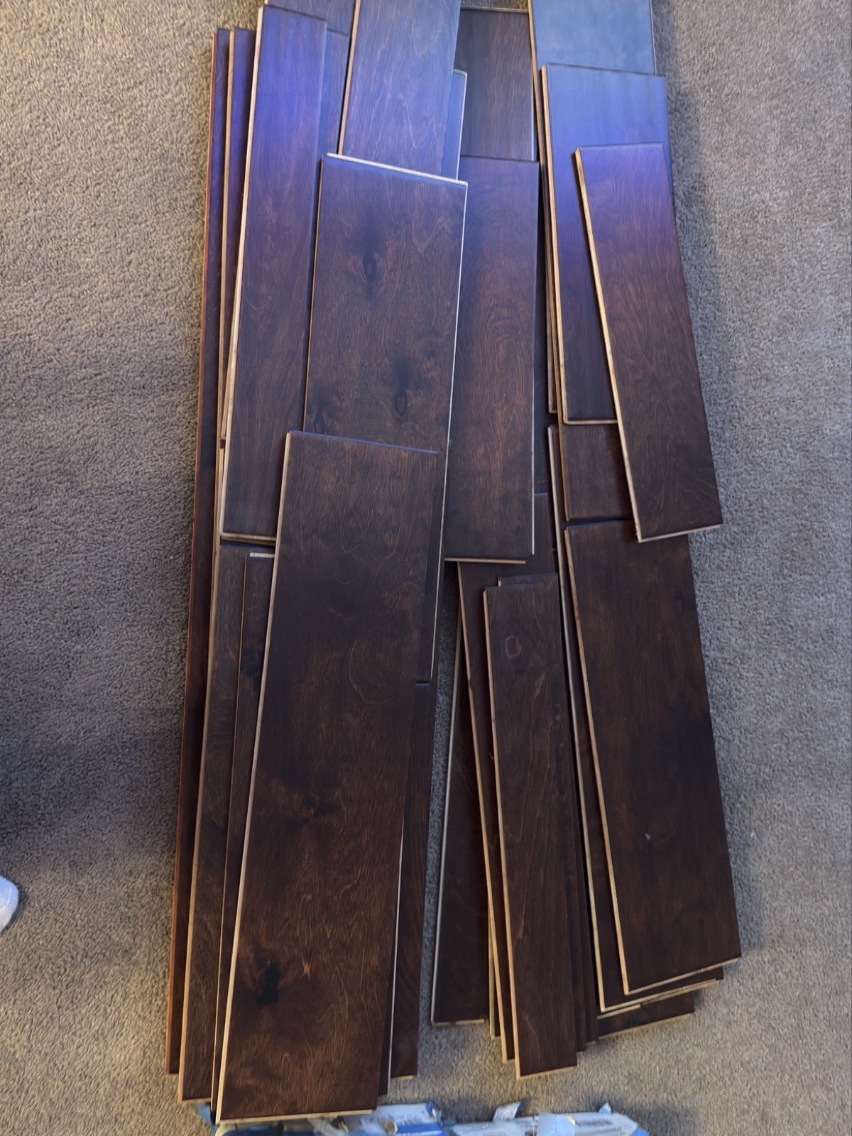 Mohawk Hardwood Flooring- birch wood – 92 square foot – coffee brown color