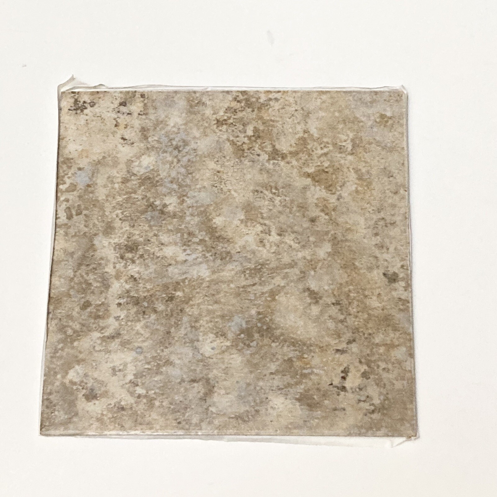 BOX OF 40 6″x6″ Deco Stone Travertine Vinyl Wall Floor Tile Self Stick Groutable