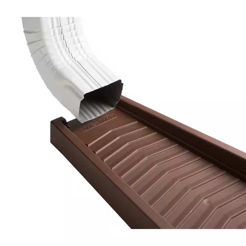Amerimax 3011-12 Compatible Durable Resin Brown Splash Block NEW