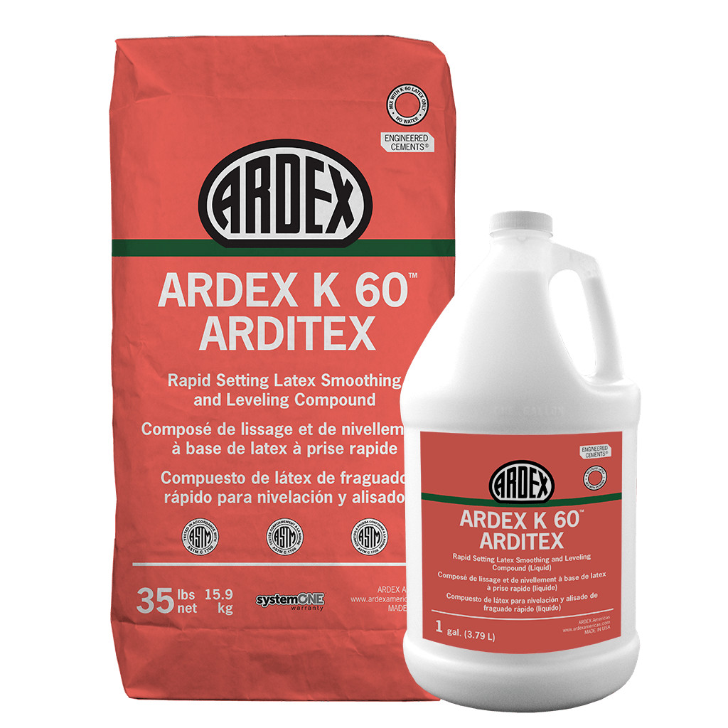 Ardex K 60 Arditex Rapid Setting Smoothing Leveling Compound​​​​​​​​​​ in a Pail