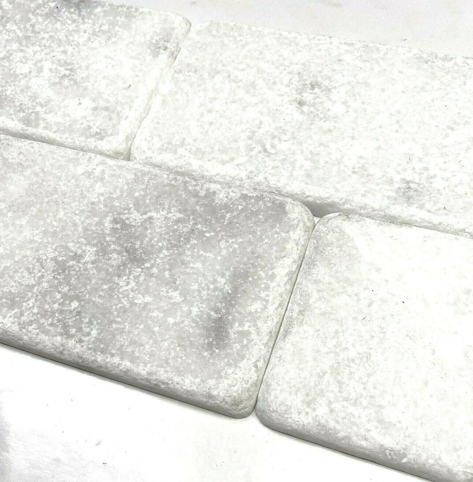 Carrara White 3×6 Tumbled Marble Tile Backsplash Floor Wall (Sold by 1 PIECE)