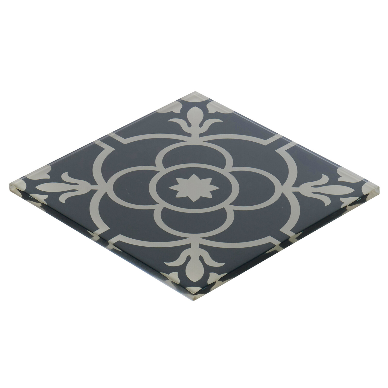 8” x 8” Royal Blue Moroccan Pattern Modern Glass Mosaic Tile Backsplash Kitchen