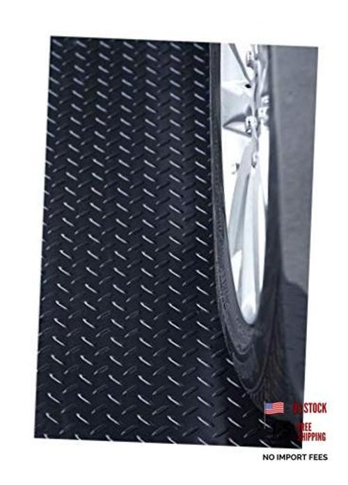 Heavy Duty Garage Floor Runner & Protector Mat – Slip Resistant Diamond Plate