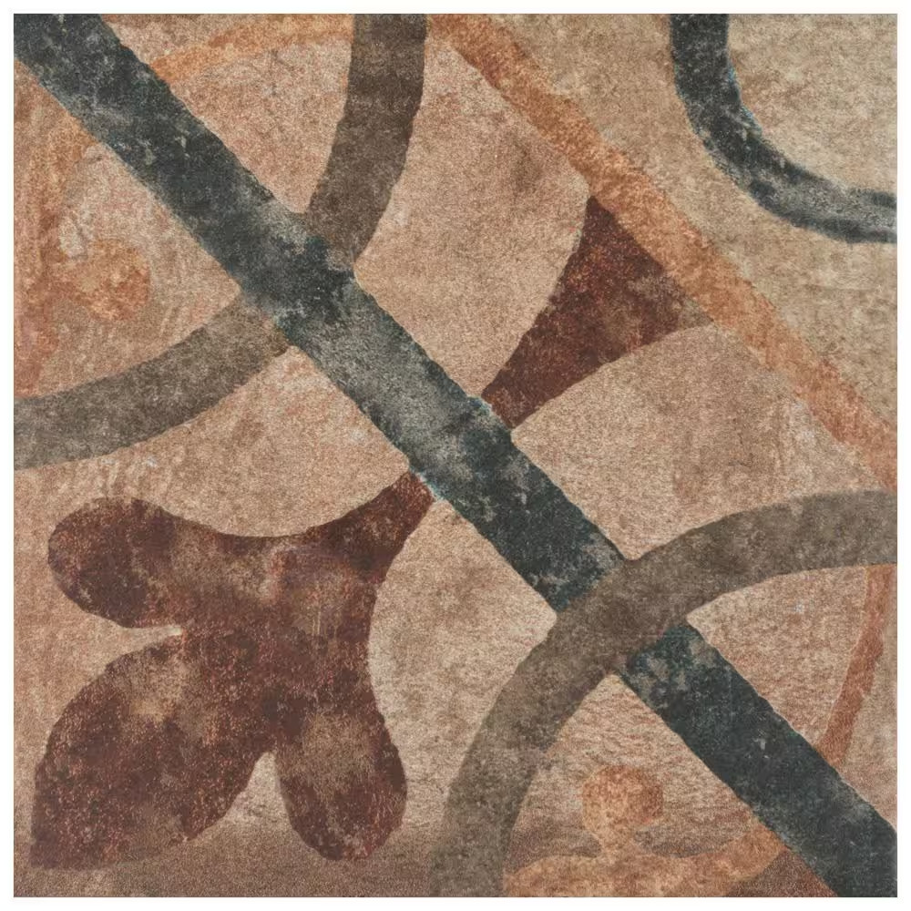 Americana Cleveland 8-3/4 In. X 8-3/4 In. Porcelain Floor and Wall Tile (11.0 Sq