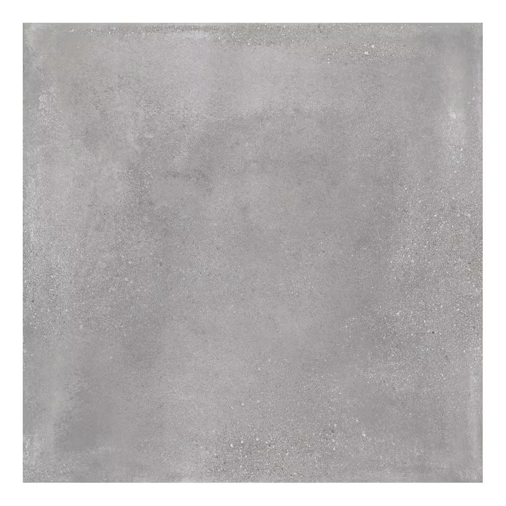 Italian Melange Nordic Gray 24 In. X 24 In. Matte Stone Look Porcelain Floor and
