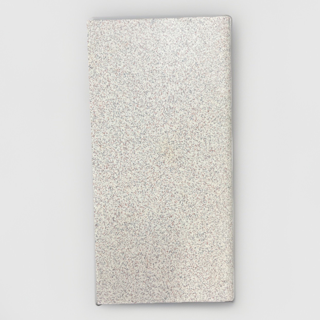 1 PC Tile Crossville Cross Colors Mingles 4″ X 8″ Porcelain Bullnose Tan Speck
