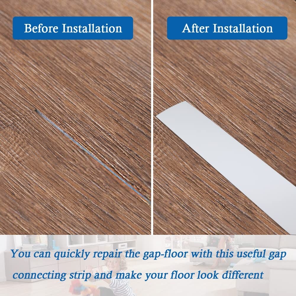 Floor Transition Strip Self Adhesive Floor Cover Strips Laminate 3″ Wide Viny…