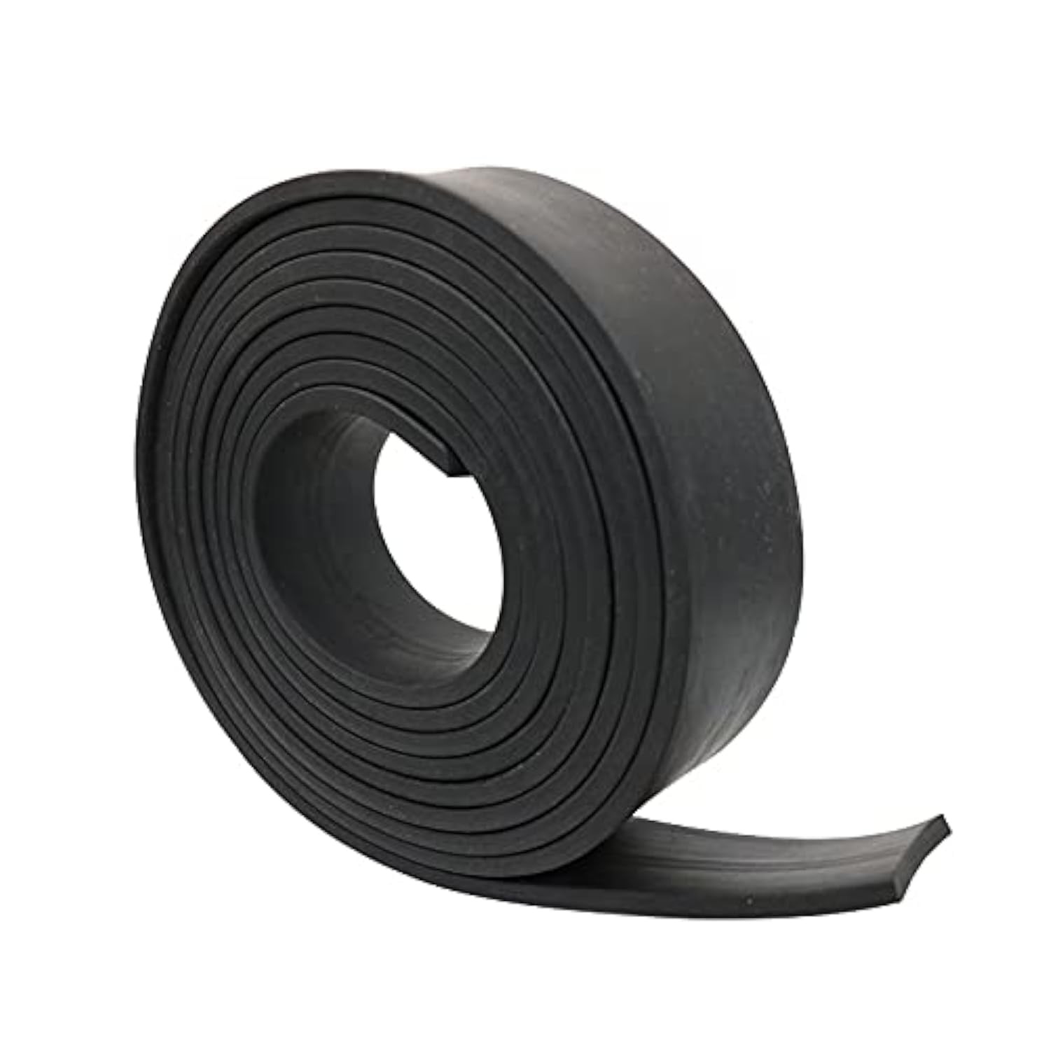 Black Heat Resistant Silicone Rubber Roll Strips Sheeting High Temp 60A, No Adhe