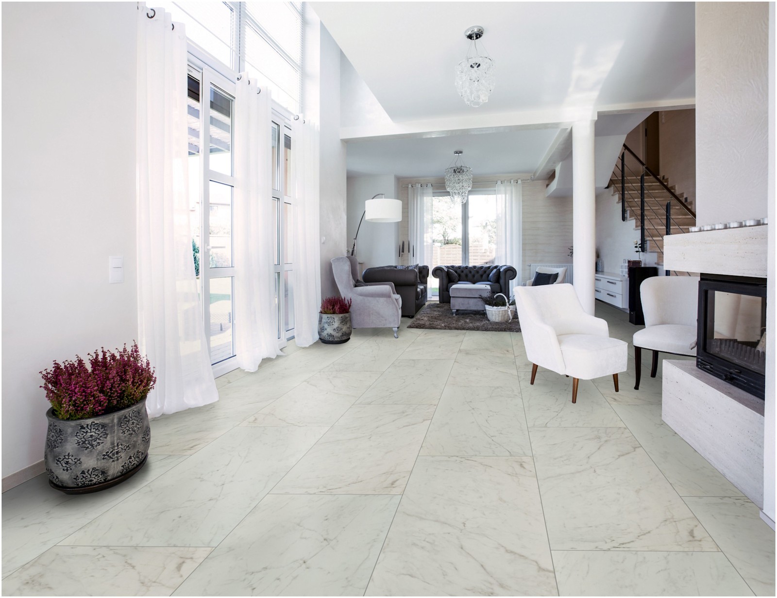 Ackland AKNPTZOL24X48P-CA Zola – 24″ x 48″ Porcelain Solid Floor – Aurum