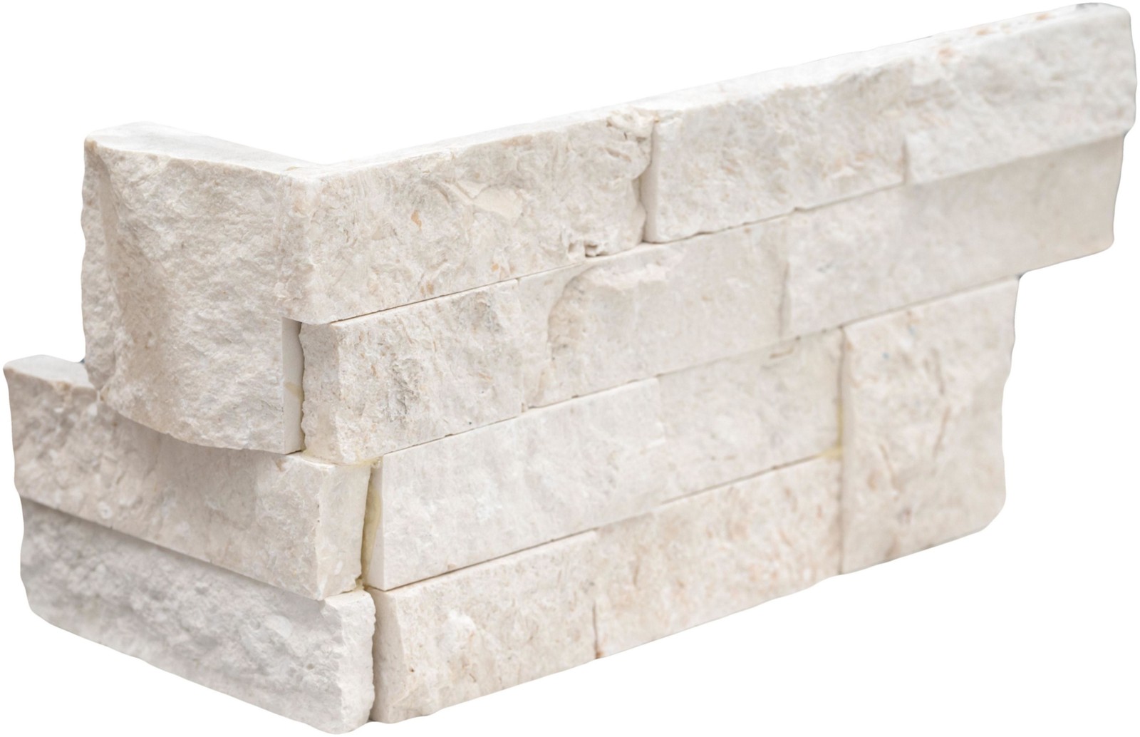 Ackland AKPLPL6X18FCR-CA 6 in. x 18 in. Splitface Limestone – Montara Ivoria