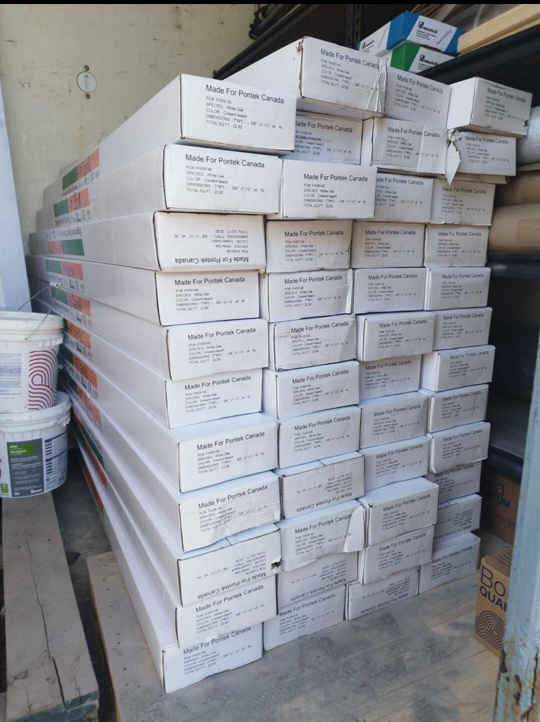 White Oak Prefinished Engineered Flooring 5/8″ x 7 1/2” SAMPLE