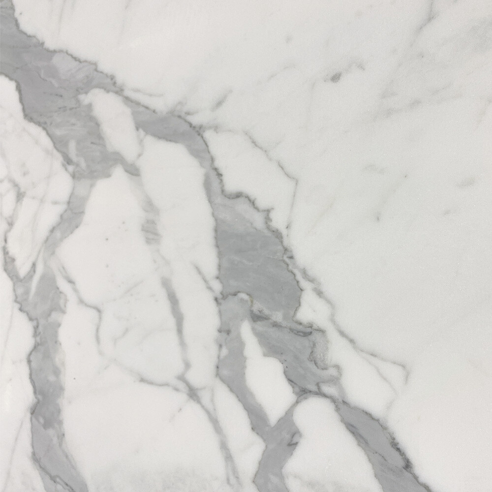 L45H Italian Statuary White Statuario Marble 18×18 Wall Floor Tile Honed