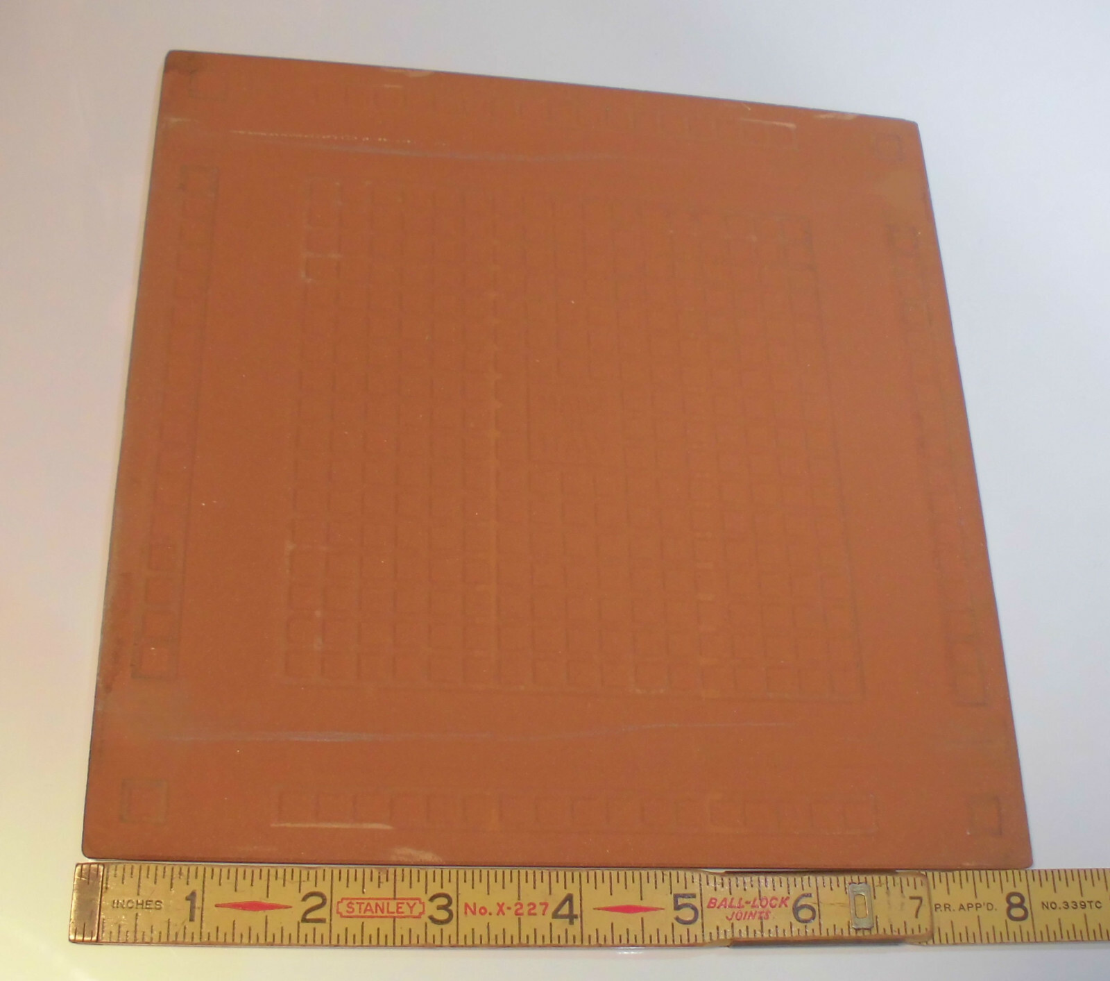 1 pc. Off White + Gray Veins: made in Italy 8″ Ceramic Floor Tile, Marble Effect