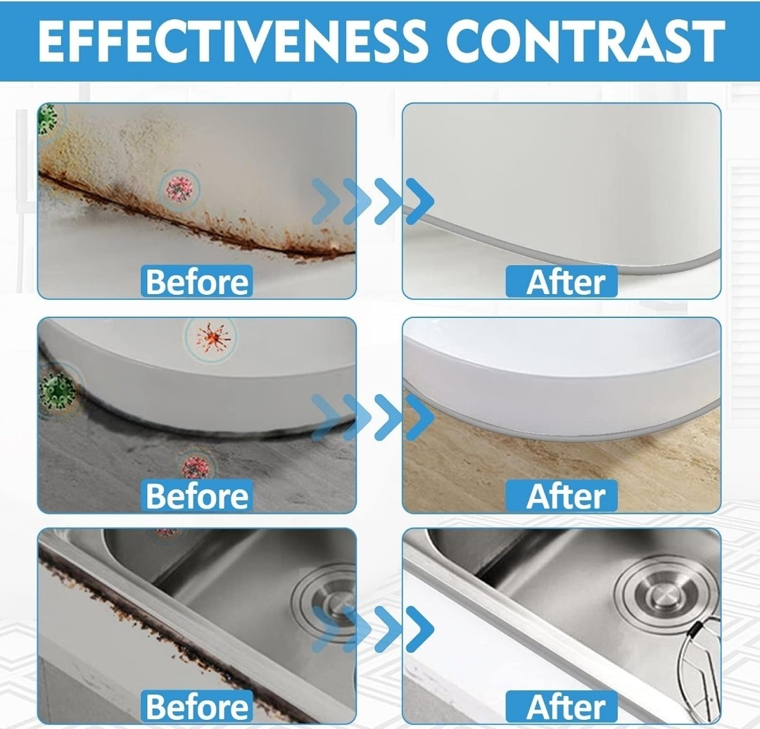 Tile Grout Repair Kit: Fast Drying Filler WHITE COLOR Restore,Renew Tile 2 Pack