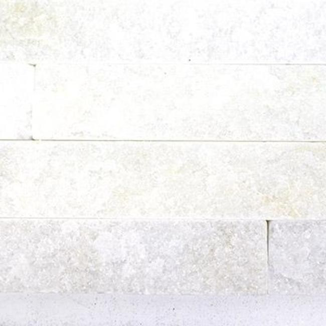 Ackland AKPLPM6X24F-CA 6″ x 24″ Marble Hardscape Wall Tile – – Auric White