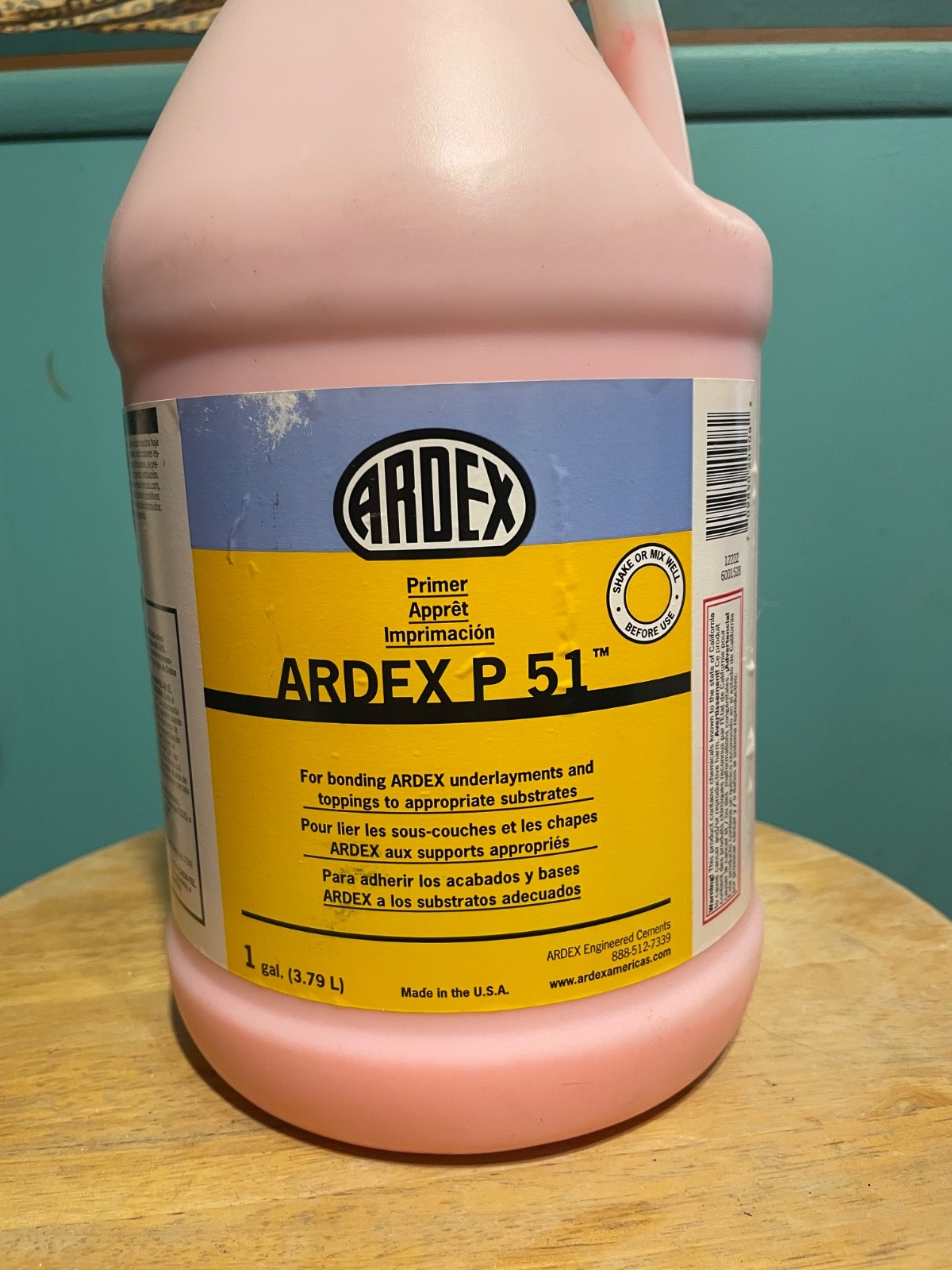 Ardex P51 Primer for bonding underlayments and toppings over concrete 1 Gallon