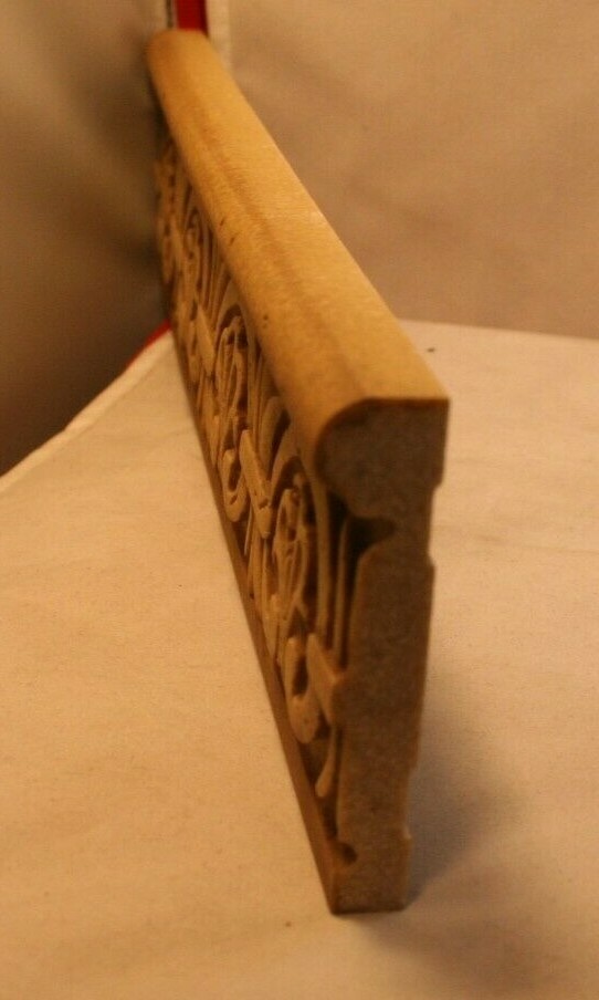 Decorative Listello Border Made Of Resin Travertine Look 12 1/4″ X 3/8″ X3″