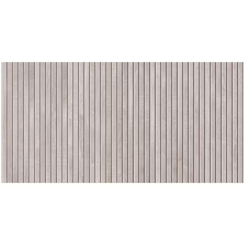 Montgomery Ribbon Gray 24 In. X 48 In. Matte Porcelain Floor and Wall Tile (15.4