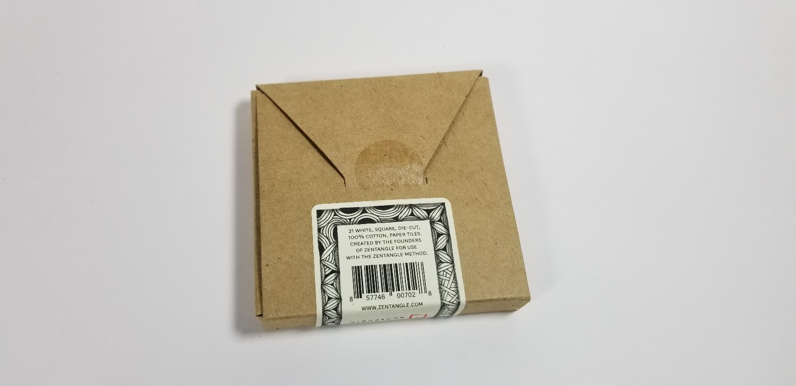 Zentangle Square Paper Tile Sampler Pack 20 Die-Cut Pieces