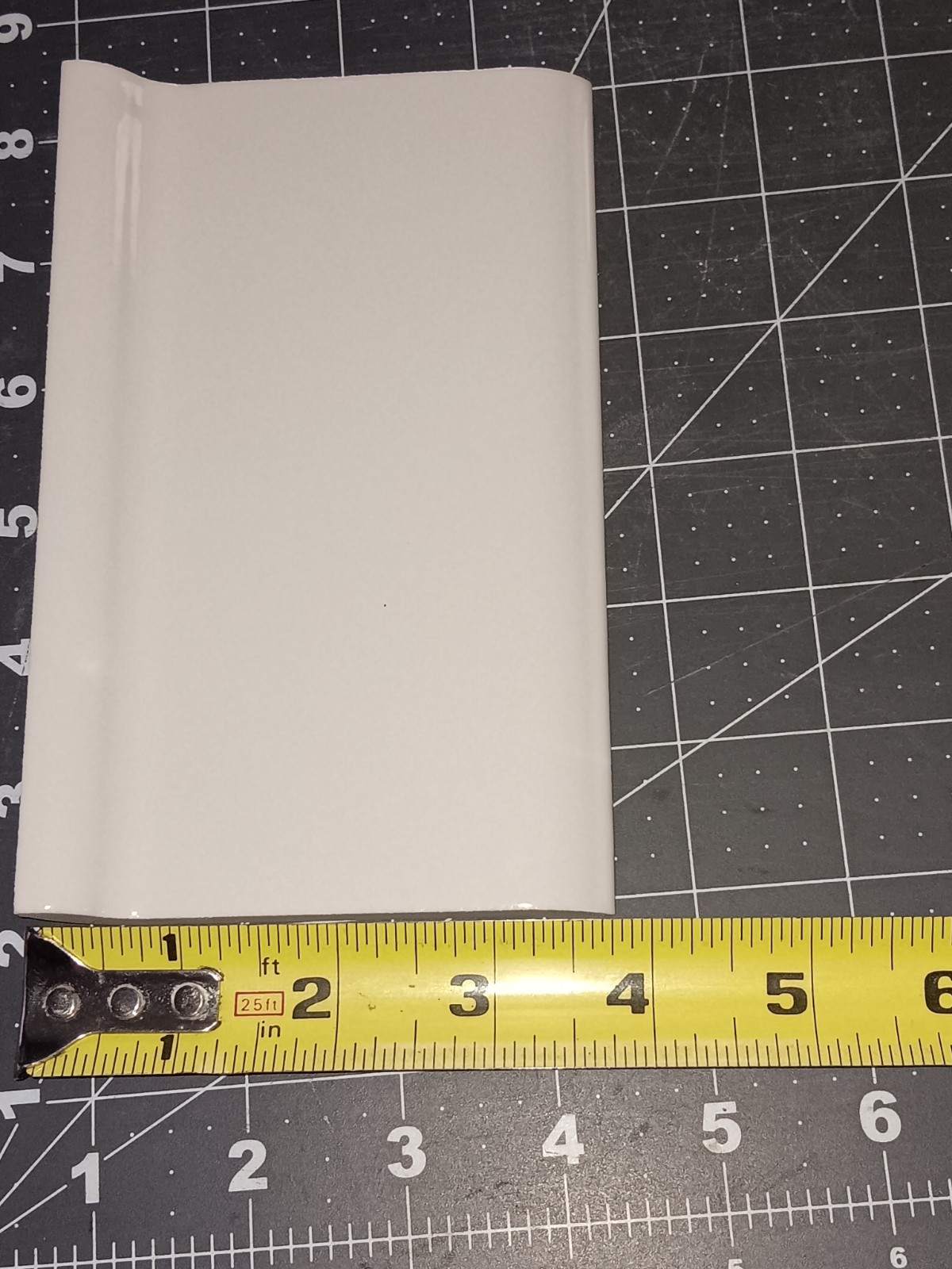 15 pc. White Ceramic Tile Sanitary Cove Base Wall Floor Trim VTG. Robertson MCM