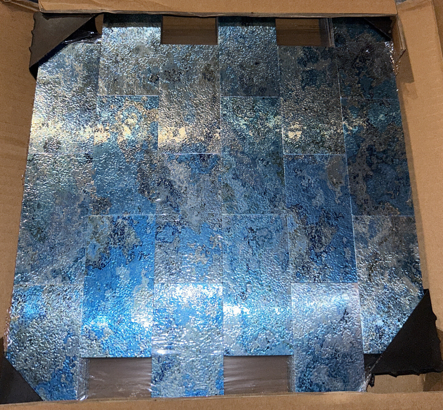 Homey Mosaic ~ 10-Sheets ~ Retro Abysmal Sea (Blue) ~ New