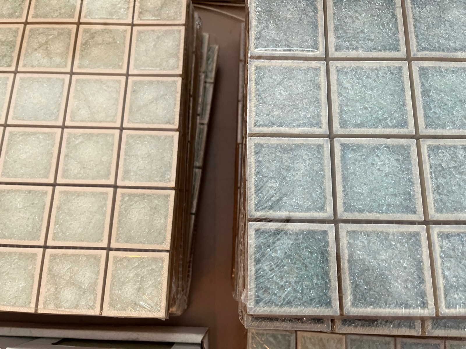 Glass Crackle Ceramic TIle