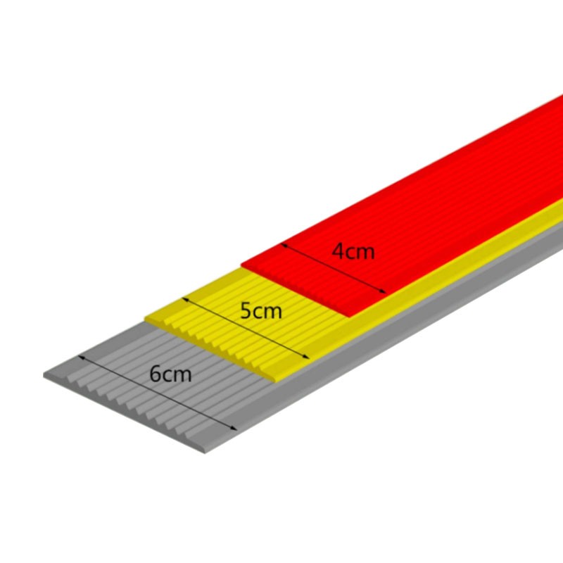 PVC Rubber Anti-Slip Strip Self-Adhesive Step Sticker Safety Stair Floor 1 Meter