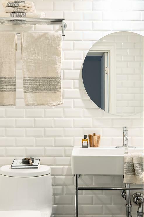 3×6 White Beveled Glossy Ceramic Genuine Subway Tile MADE IN USA (1 PIECE)