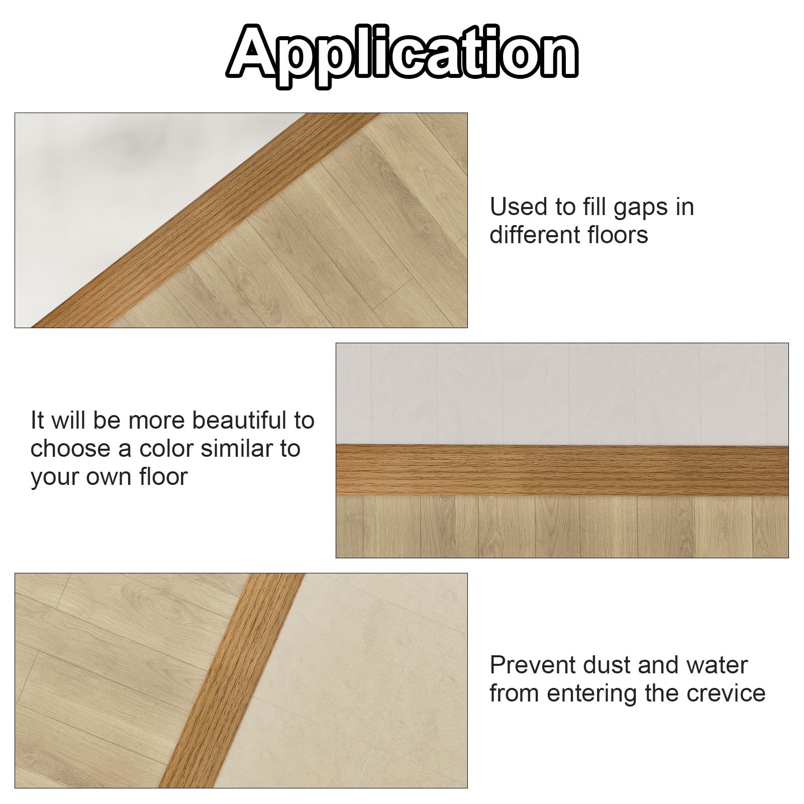 Floor Transition Strip for Carpet to Tile, Yellow, 4′ x 1.57″