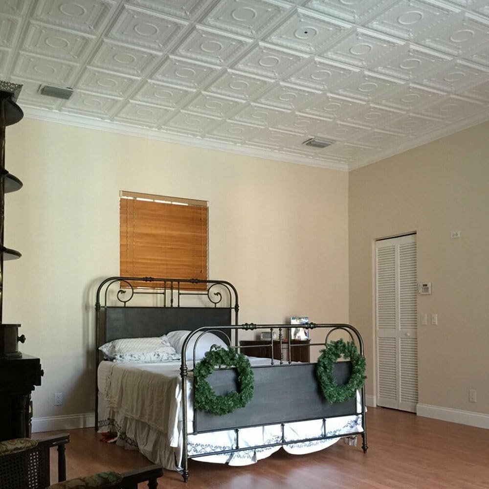 Easy to Install R47 Romanesque Wreath Foam Tiles – 21.6 sq. ft. for Beauty